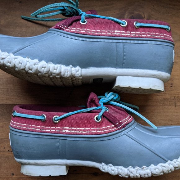 L.L. Bean Signature Waxed Canvas Rubber Moc - Picture 6 of 9